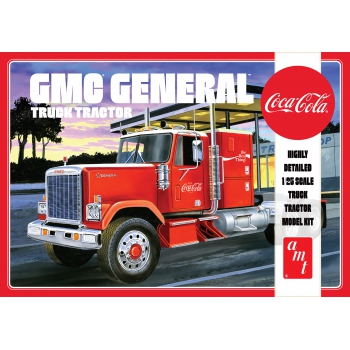 Plastikmodell – LKW 1976 GMC General Semi Tractor (Coca-Cola) – AMT1179